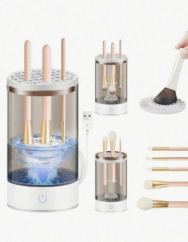 Electronic Silicone Makeup Brush Cleaner