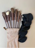 13 to 18 - piece Makeup Brush Set With Puff Kit