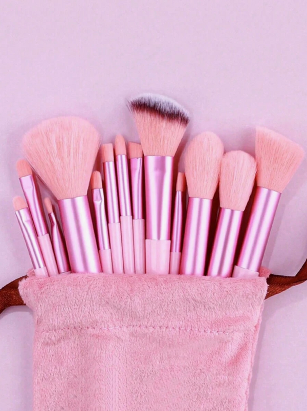 13 to 18 - piece Makeup Brush Set With Puff Kit