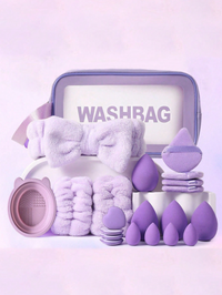 Complete 41-Piece Purple Beauty Kit